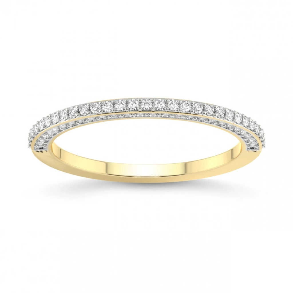 Ana Lab Diamond Half-Eternity Wedding Band