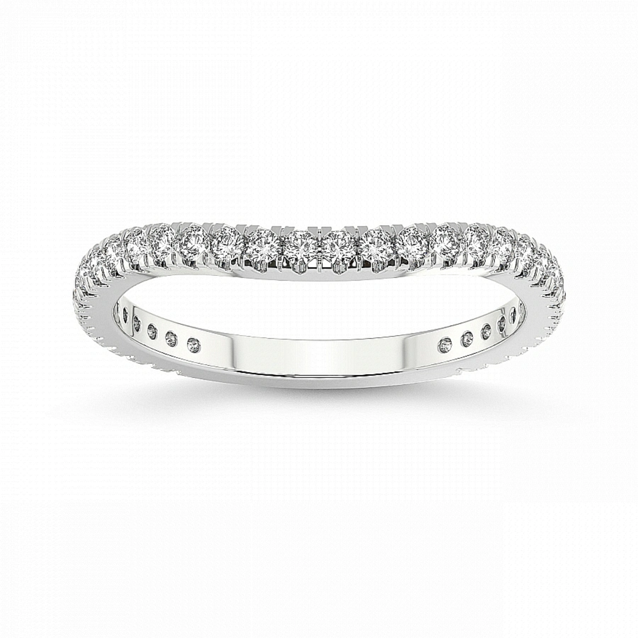 Zea Diamond Wedding Band