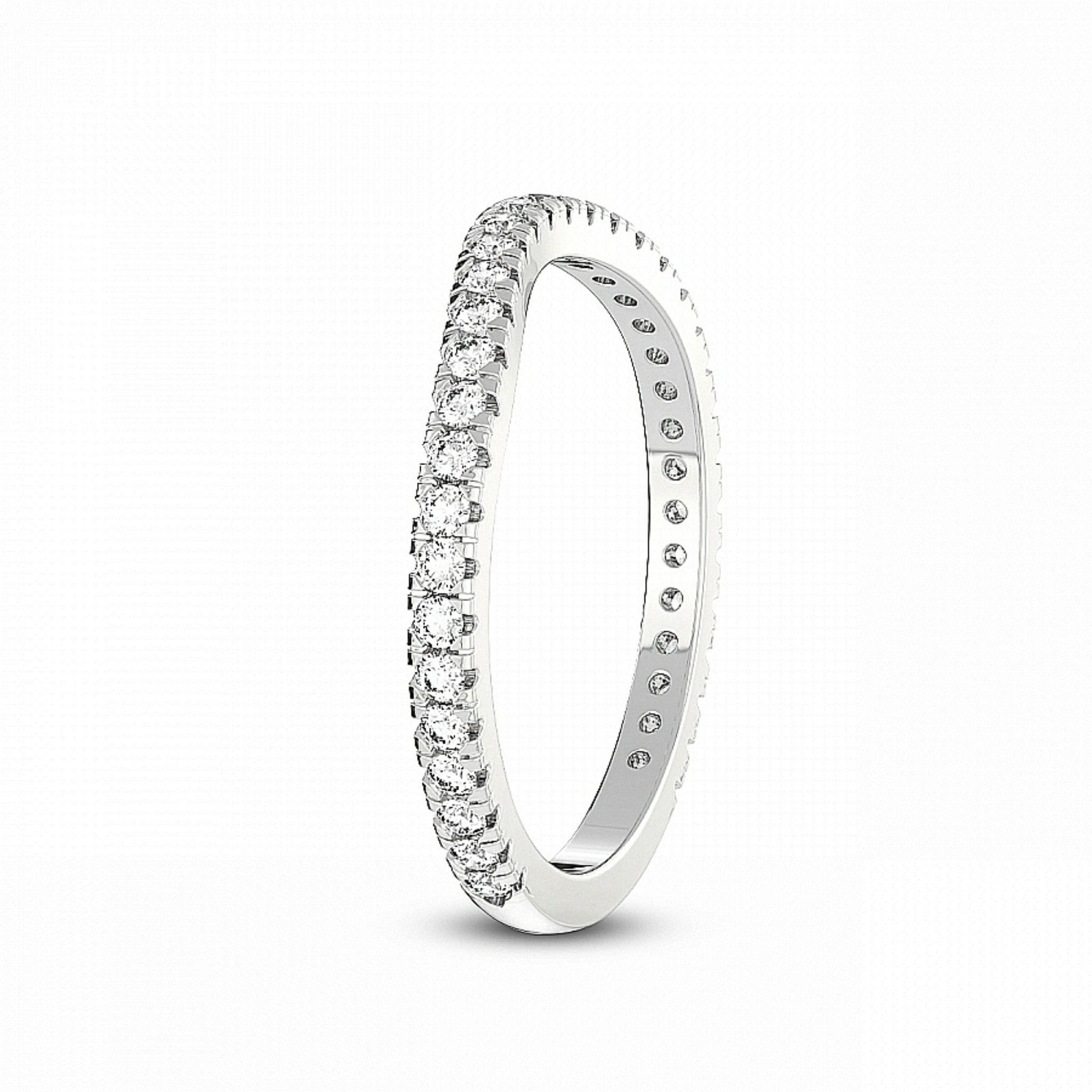 Zea Diamond Wedding Band